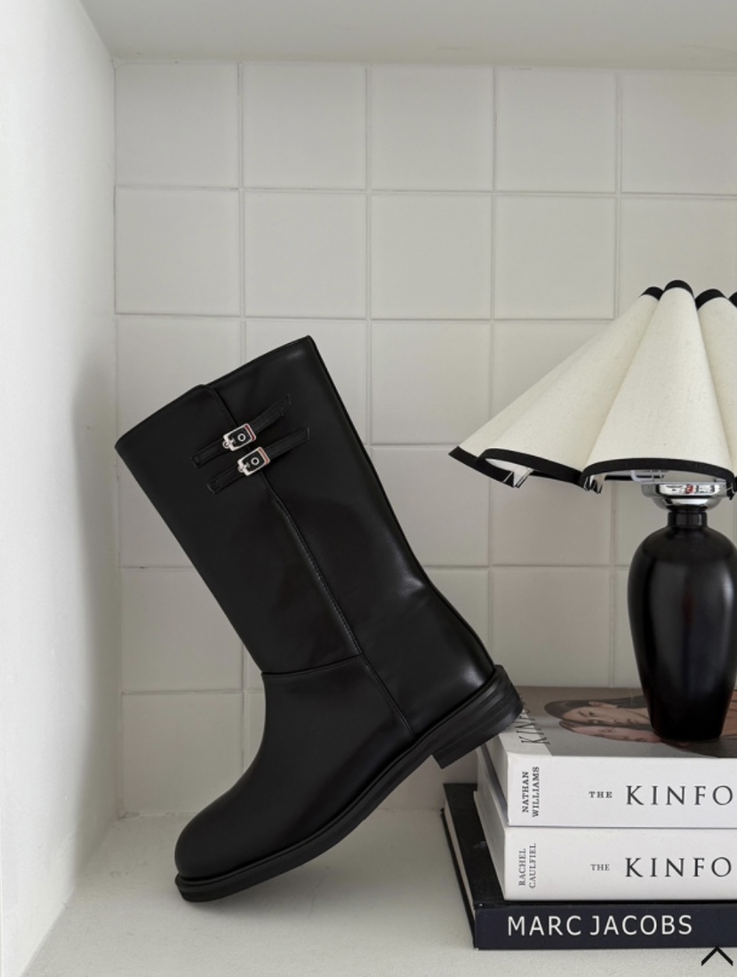 OPPA韓國直郵㊣女裝新款時尚熱賣職業推薦25秋冬休閑人氣靴子OPPA靴子