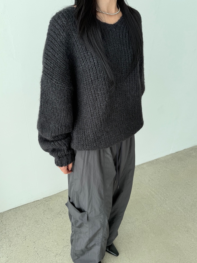 TAUPE東大門㊣代購女裝新品休閑熱賣人氣推薦25秋冬職業針織衫TAUPE針織衫