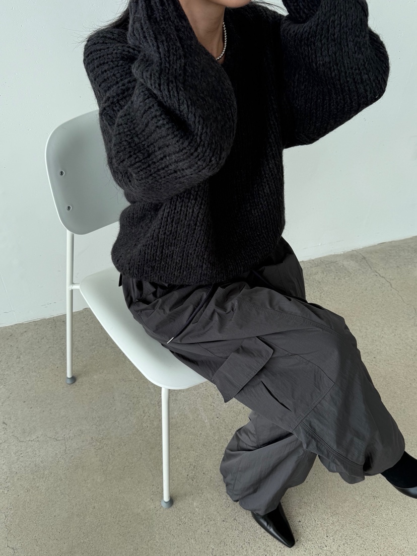 TAUPE東大門㊣代購女裝新品休閑熱賣人氣推薦25秋冬職業針織衫TAUPE針織衫