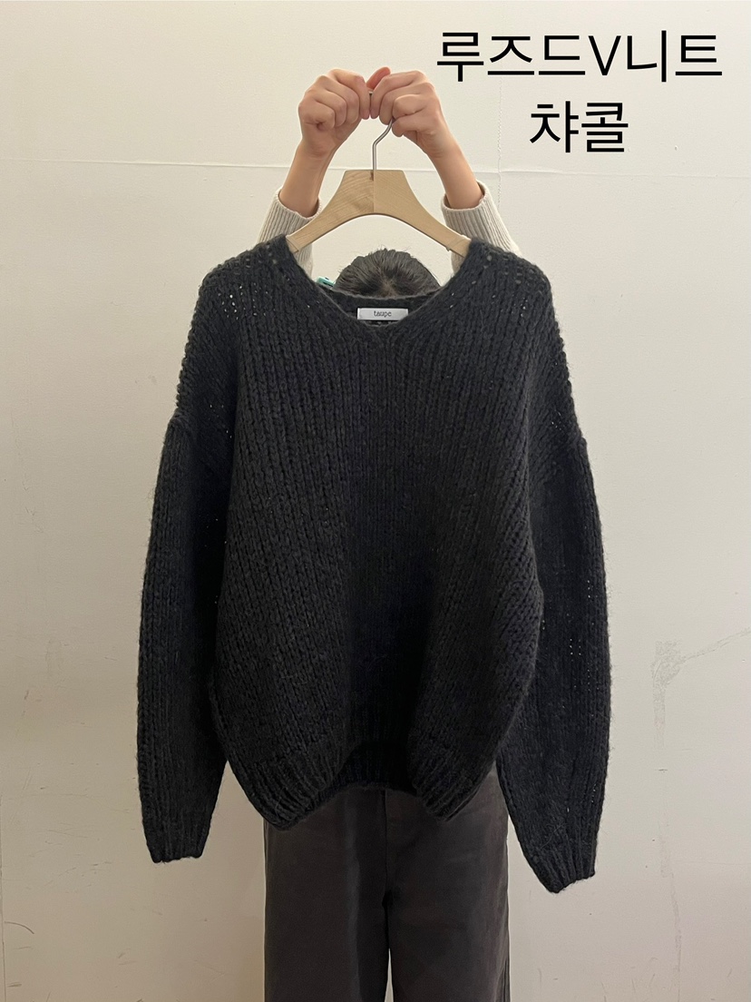 TAUPE東大門㊣代購女裝新品休閑熱賣人氣推薦25秋冬職業針織衫TAUPE針織衫圖色2