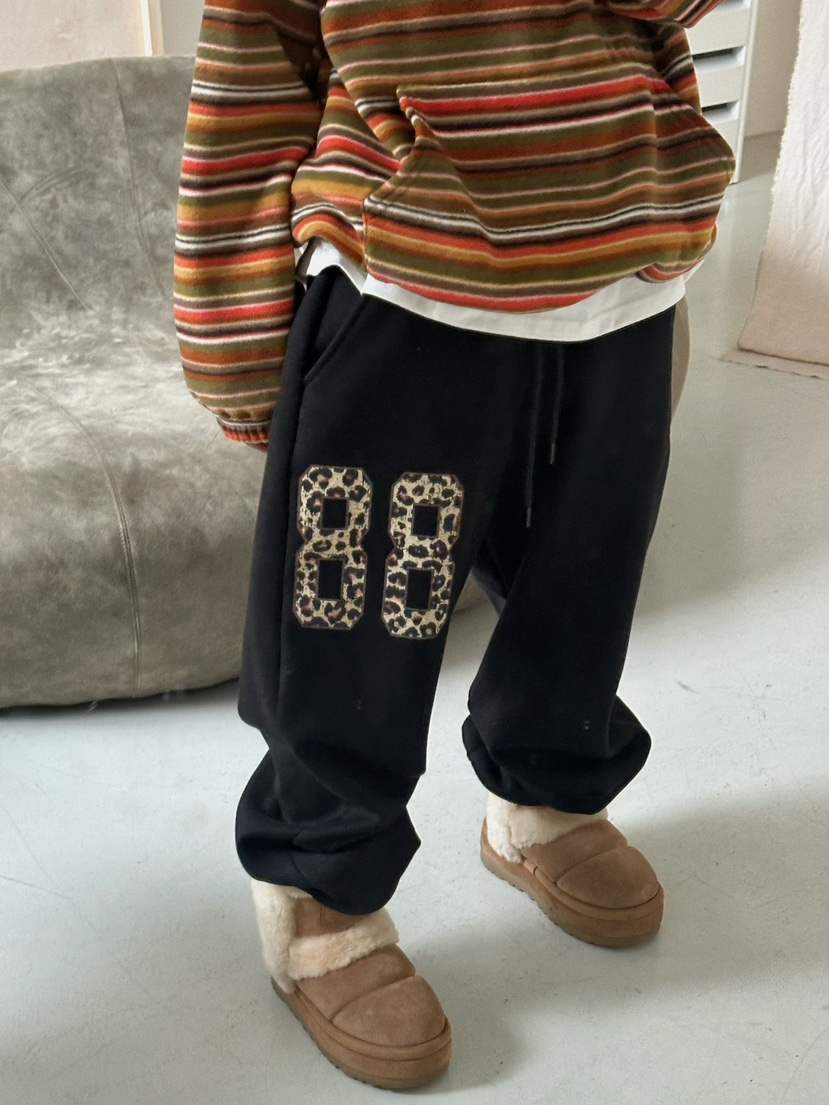 BYRING東大門㊣實拍女士新品25秋冬人氣熱賣休閑褲皮褲貂皮BYRING休閑褲圖色2