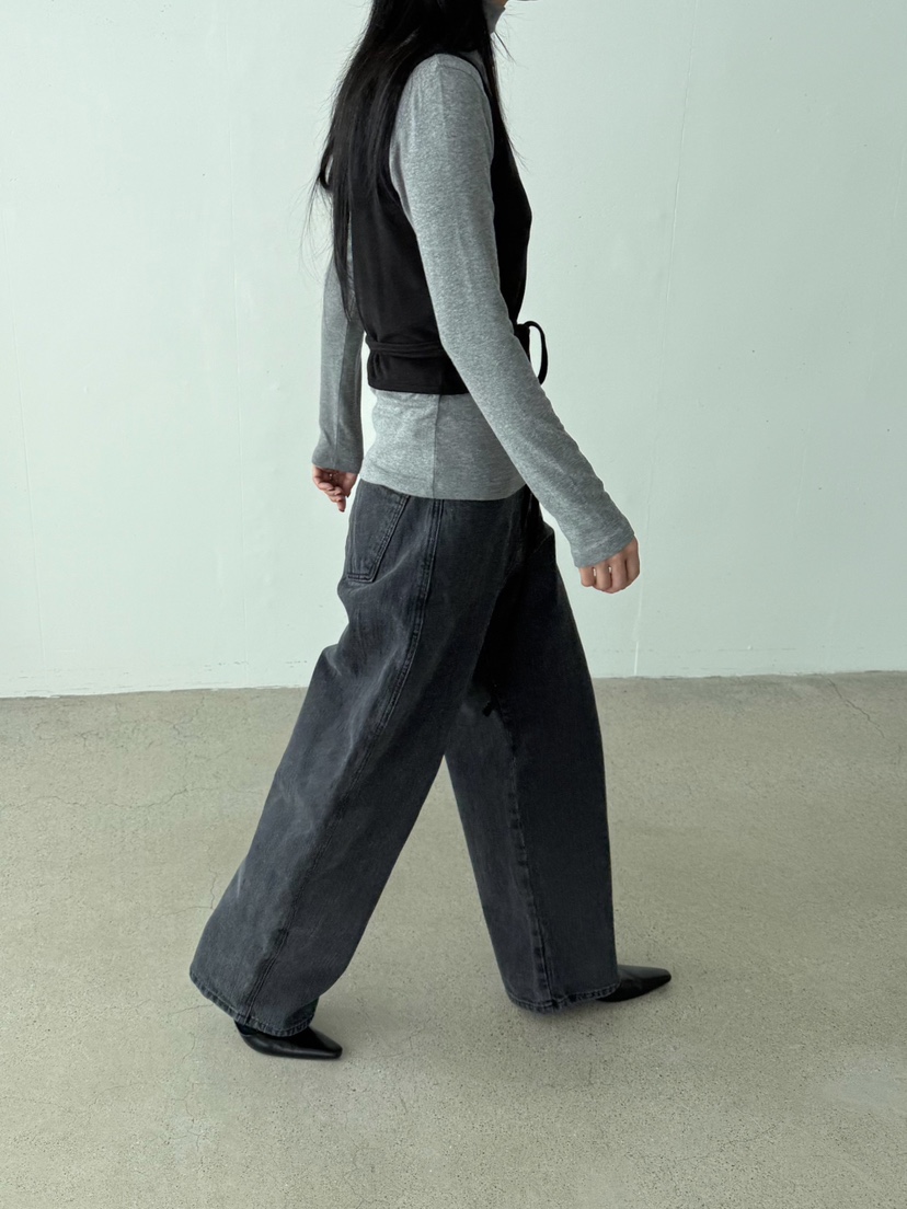 TAUPE東大門㊣代購女裝新款25秋冬熱賣時尚推薦職業人氣牛仔褲TAUPE牛仔褲