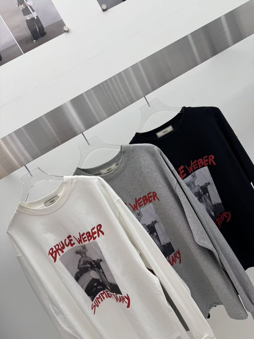 AMOOD韓國直郵㊣女士新款推薦人氣休閑時尚職業25秋冬長袖T恤AMOOD長袖T恤