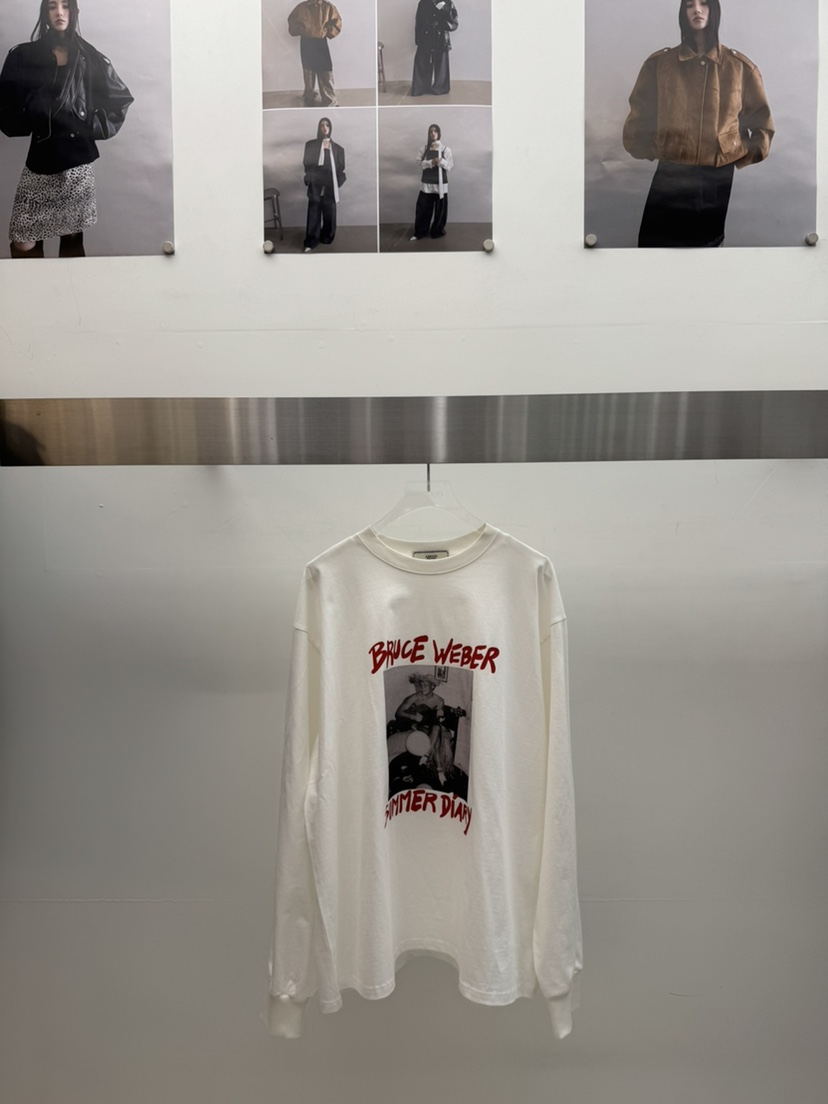 AMOOD韓國直郵㊣女士新款推薦人氣休閑時尚職業25秋冬長袖T恤AMOOD長袖T恤圖色1