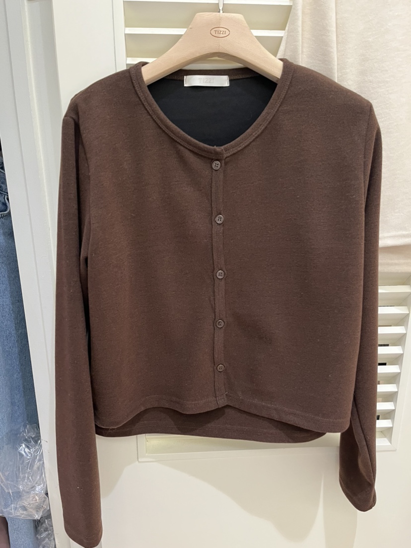 TIZZI東大門㊣直郵女士新款25秋冬推薦人氣熱賣長袖T恤套裝TIZZI長袖T恤圖色3