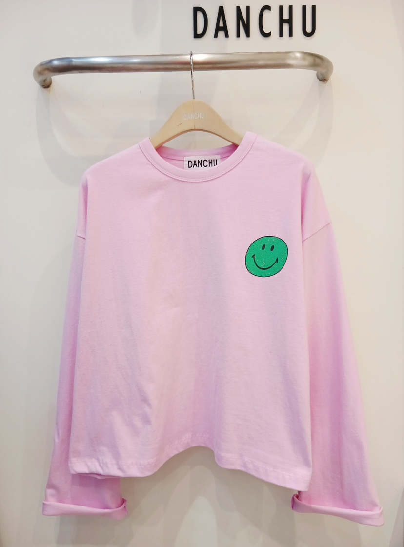 DANCHU東大門㊣實拍女裝新款職業熱賣休閑推薦人氣時尚長袖T恤DANCHU長袖T恤圖色2