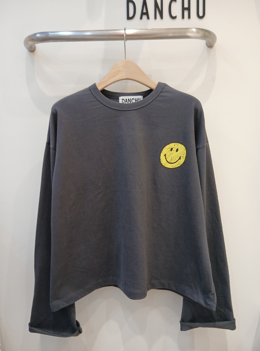 DANCHU東大門㊣實拍女裝新款職業熱賣休閑推薦人氣時尚長袖T恤DANCHU長袖T恤圖色3