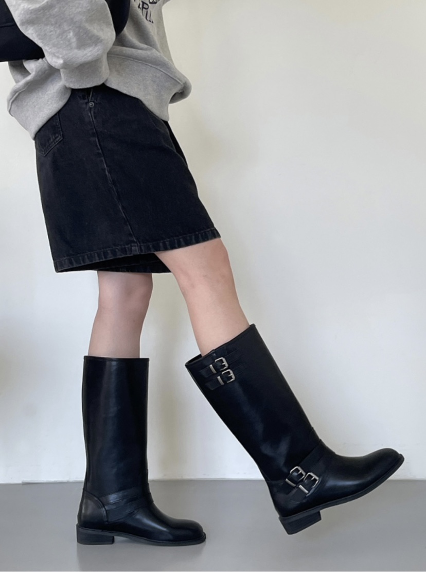 OPPA東大門㊣代購女裝新款人氣推薦25秋冬時尚休閑熱賣靴子OPPA靴子