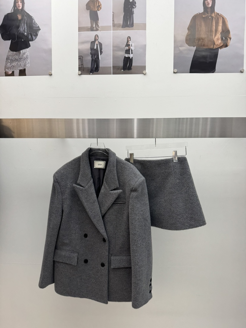 AMOOD東大門㊣代購女士新品休閑職業時尚推薦熱賣人氣25秋冬短裙AMOOD短裙