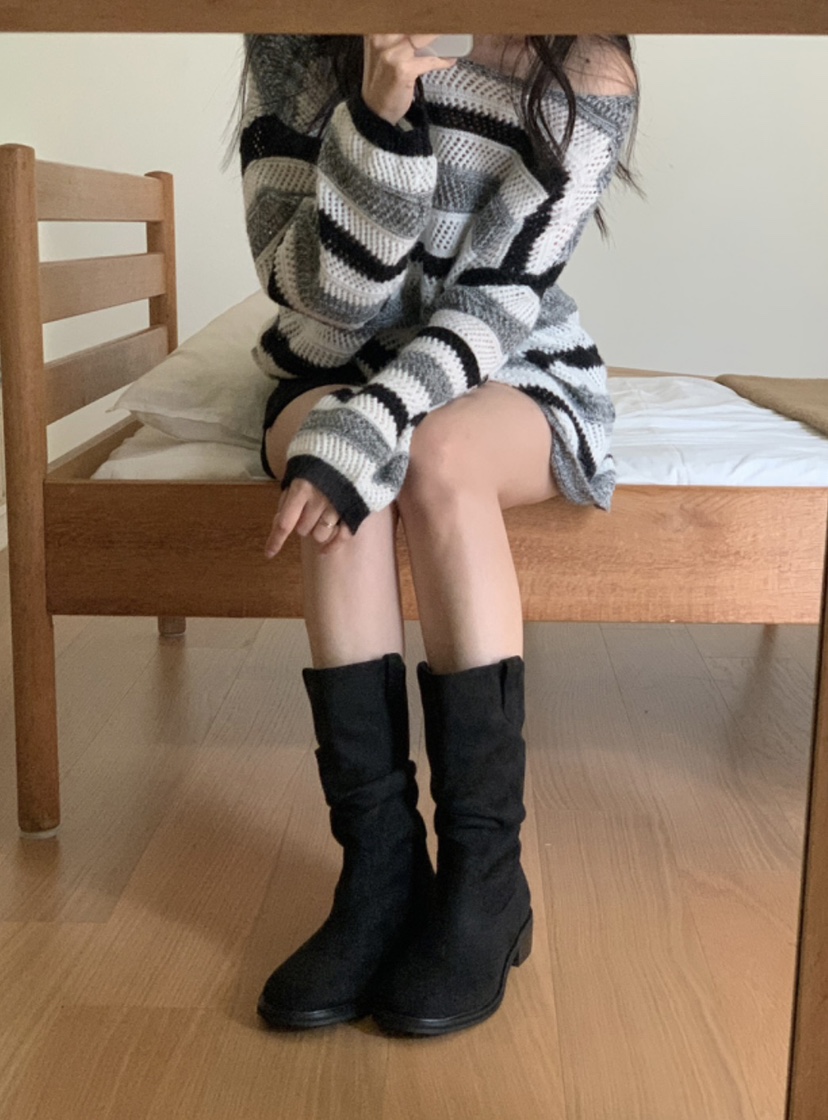 OPPA東大門㊣直郵女裝新款熱賣推薦人氣職業時尚休閑25秋冬靴子OPPA靴子