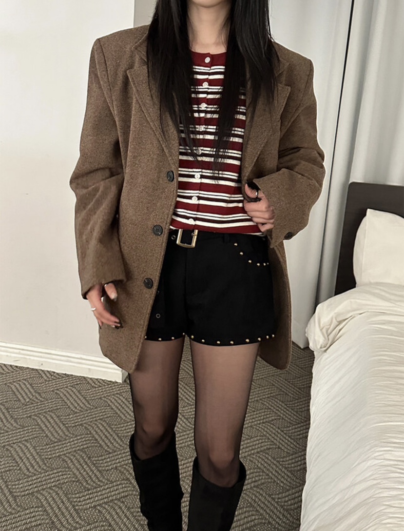 EOMPIT東大門㊣代購女裝新款職業25秋冬時尚人氣休閑針織衫EOMPIT針織衫