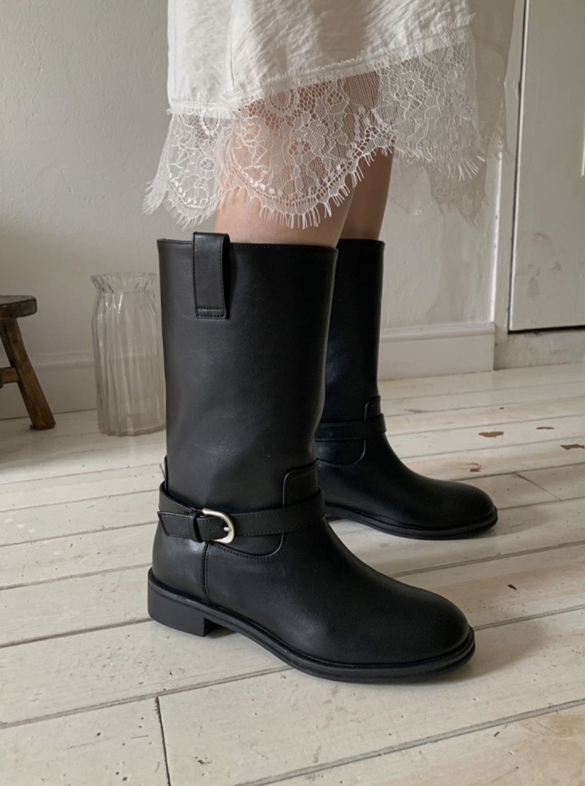 OPPA韓國直郵㊣女士新品25秋冬推薦職業時尚休閑熱賣人氣靴子OPPA靴子圖色1