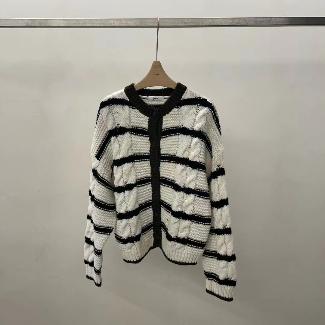 COIN韓國直郵㊣女裝新款推薦25秋冬人氣職業時尚針織衫開衫COIN針織衫圖色2