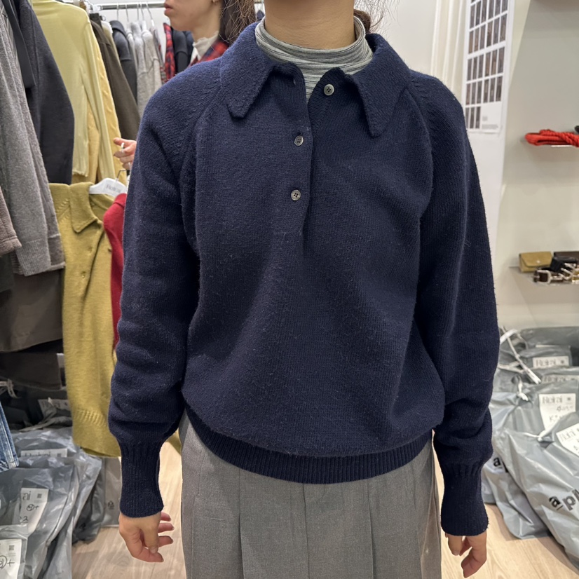 REIRAI韓國直郵㊣女裝新款休閑時尚推薦人氣職業針織衫羊絨Reirai針織衫圖色2