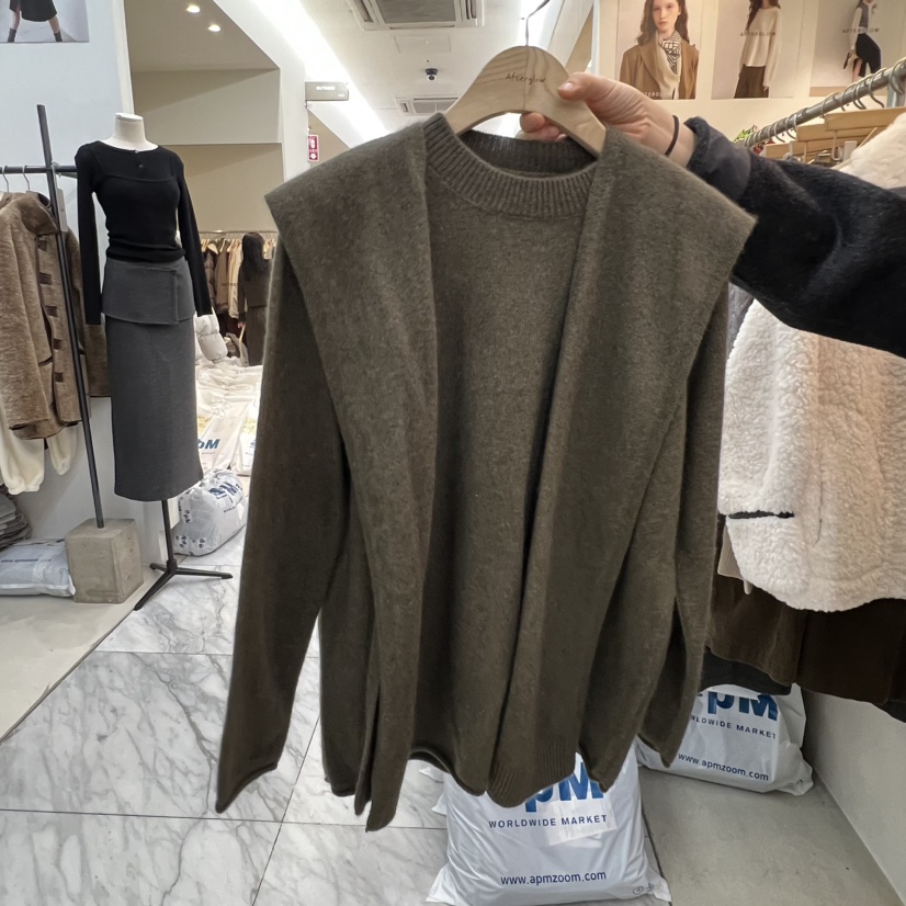 AFTERGLOW東大門㊣實拍女士新款時尚熱賣職業推薦套裝套裝高領AFTERGLOW套裝圖色1