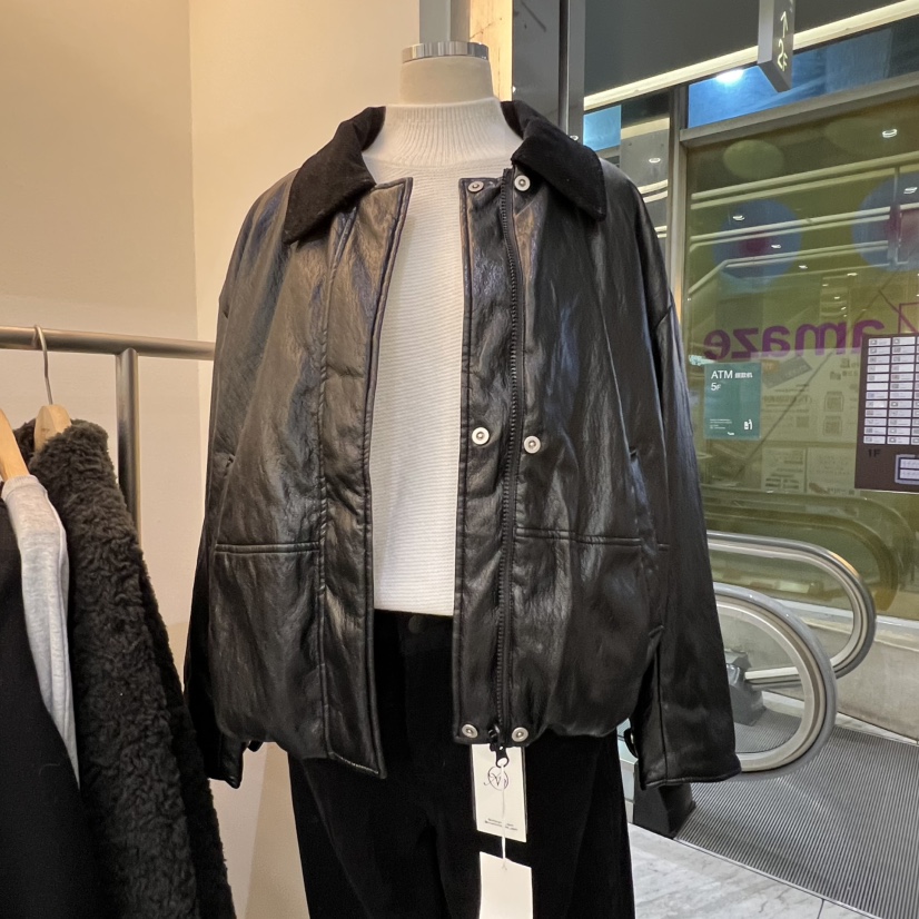 AFTERGLOW韓國代購㊣女裝新款推薦熱賣職業休閑人氣夾克雙面絨AFTERGLOW夾克圖色1