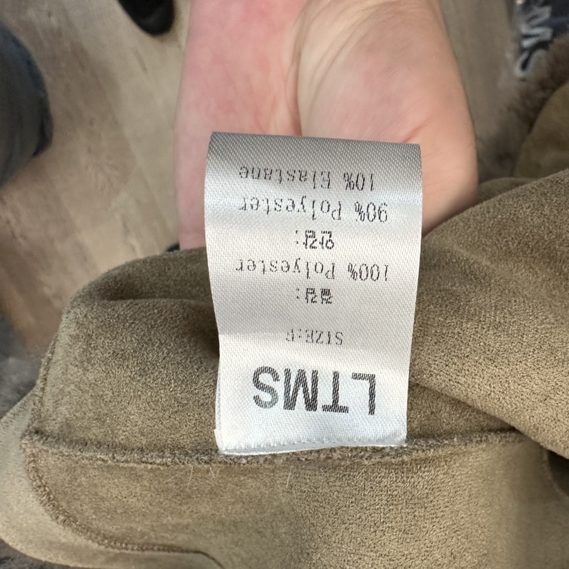 LTMS韓國代購㊣女士新款時尚職業熱賣25秋冬休閑短款大衣皮草LTMS短款大衣