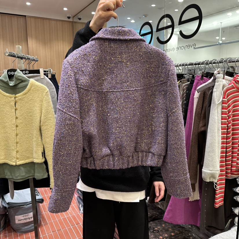 E/E/E東大門㊣代購女士新款人氣休閑25秋冬熱賣職業推薦夾克E/E/E夾克