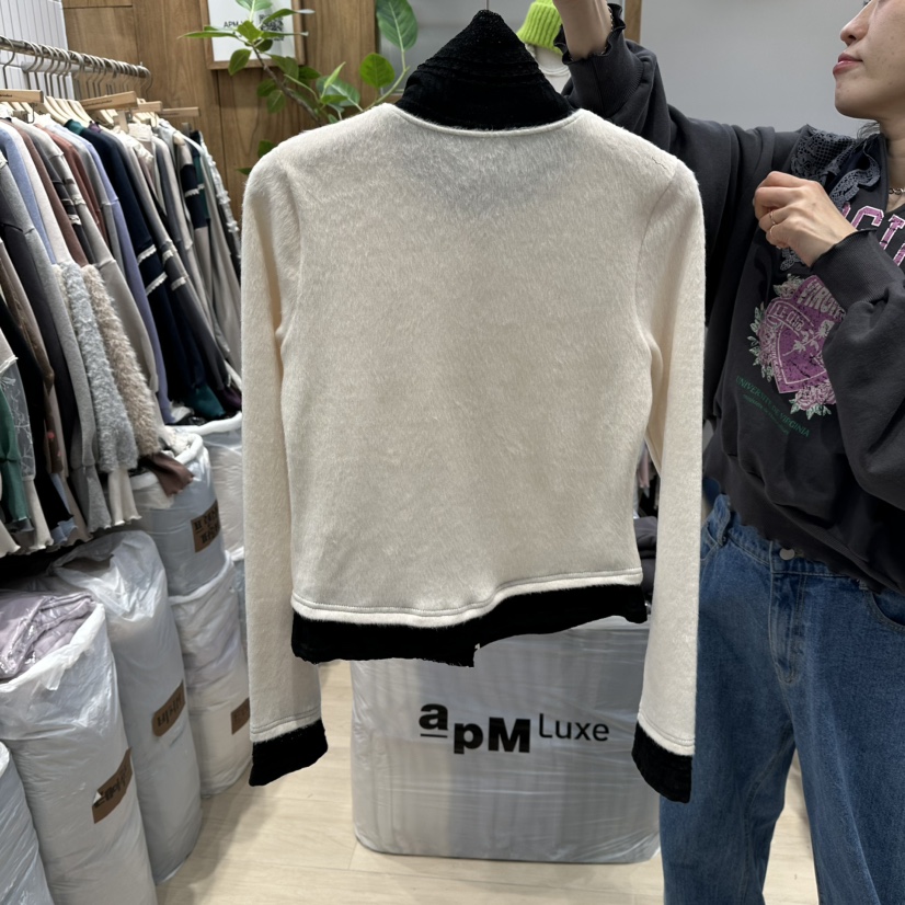 MARI CO東大門㊣實拍女裝新品25秋冬人氣推薦時尚針織衫開衫MARI CO針織衫