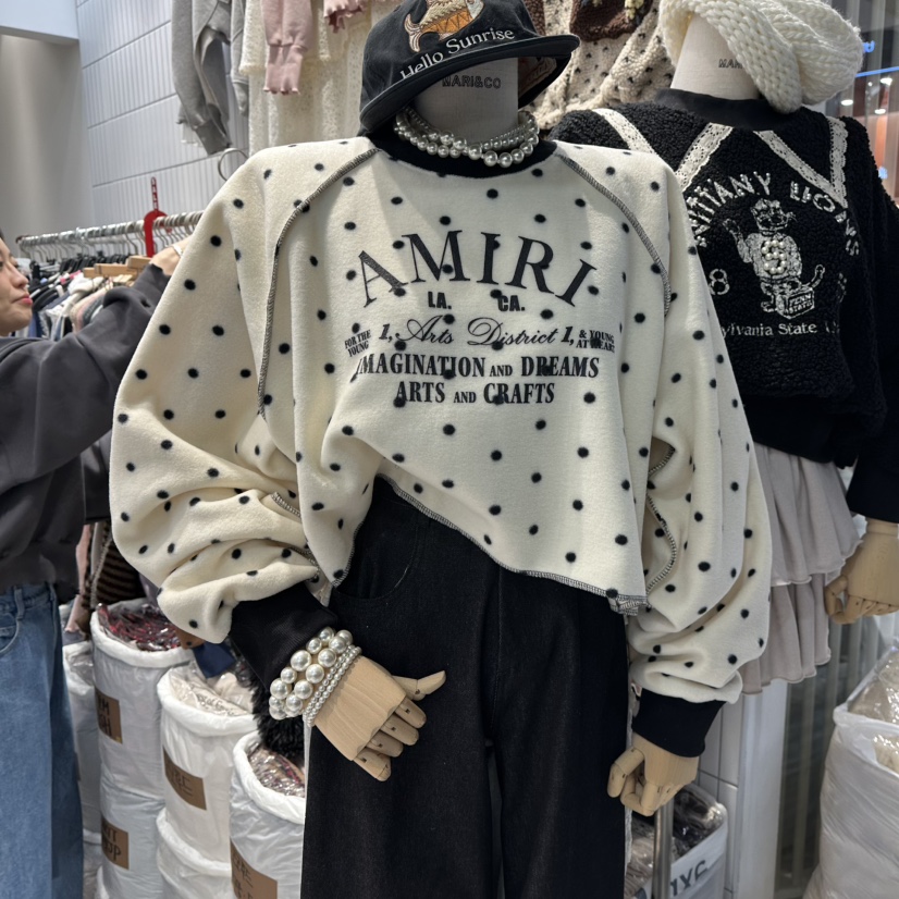 MARI CO東大門㊣代購女士新品休閑25秋冬人氣職業熱賣衛衣MARI CO衛衣圖色1