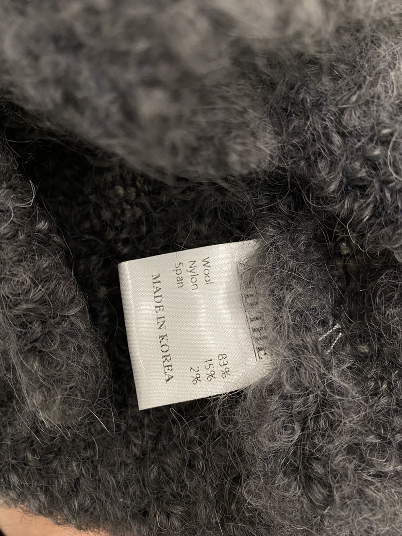 AND THE韓國直郵㊣女裝新品職業25秋冬休閑推薦時尚針織衫AND THE針織衫