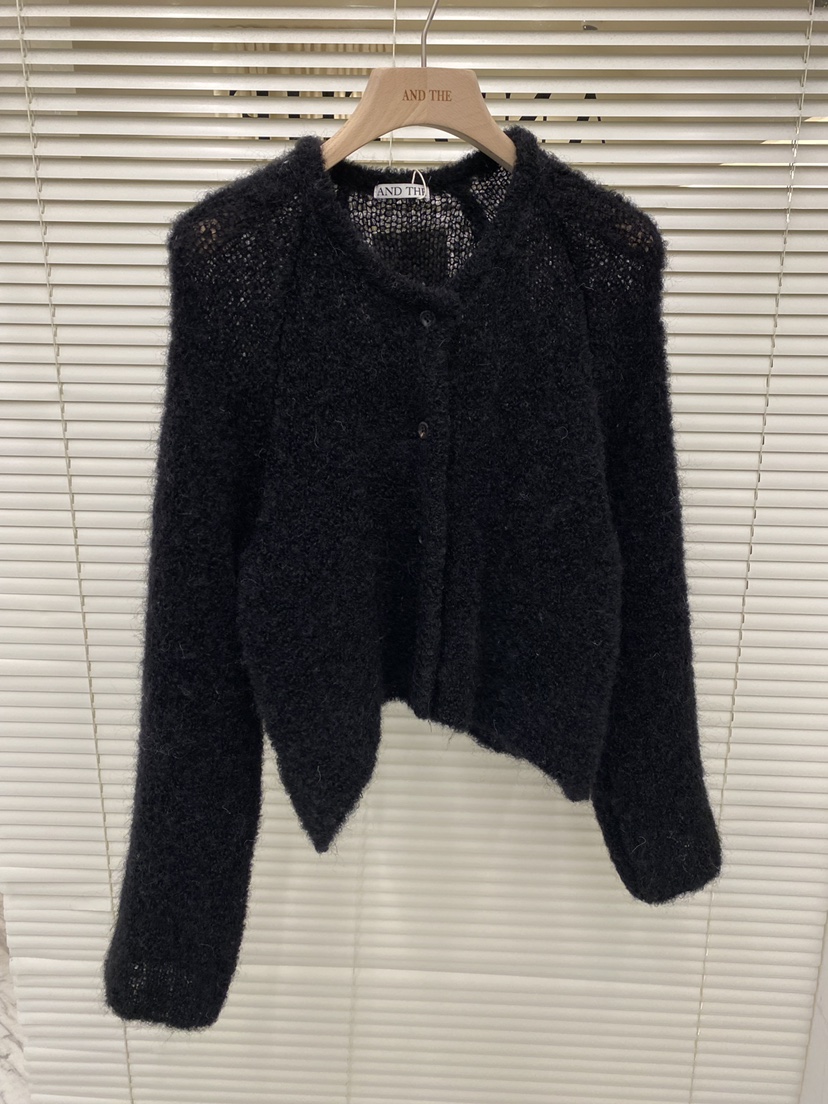 AND THE韓國直郵㊣女裝新品職業25秋冬休閑推薦時尚針織衫AND THE針織衫圖色3