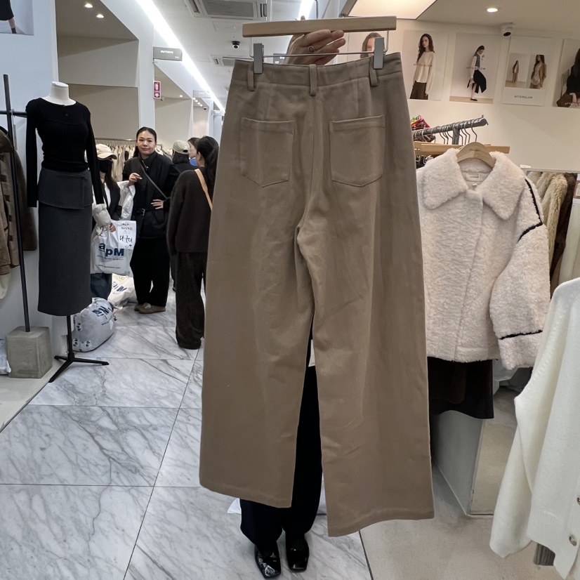 AFTERGLOW韓國代購㊣女士新款職業人氣休閑25秋冬休閑褲加絨AFTERGLOW休閑褲