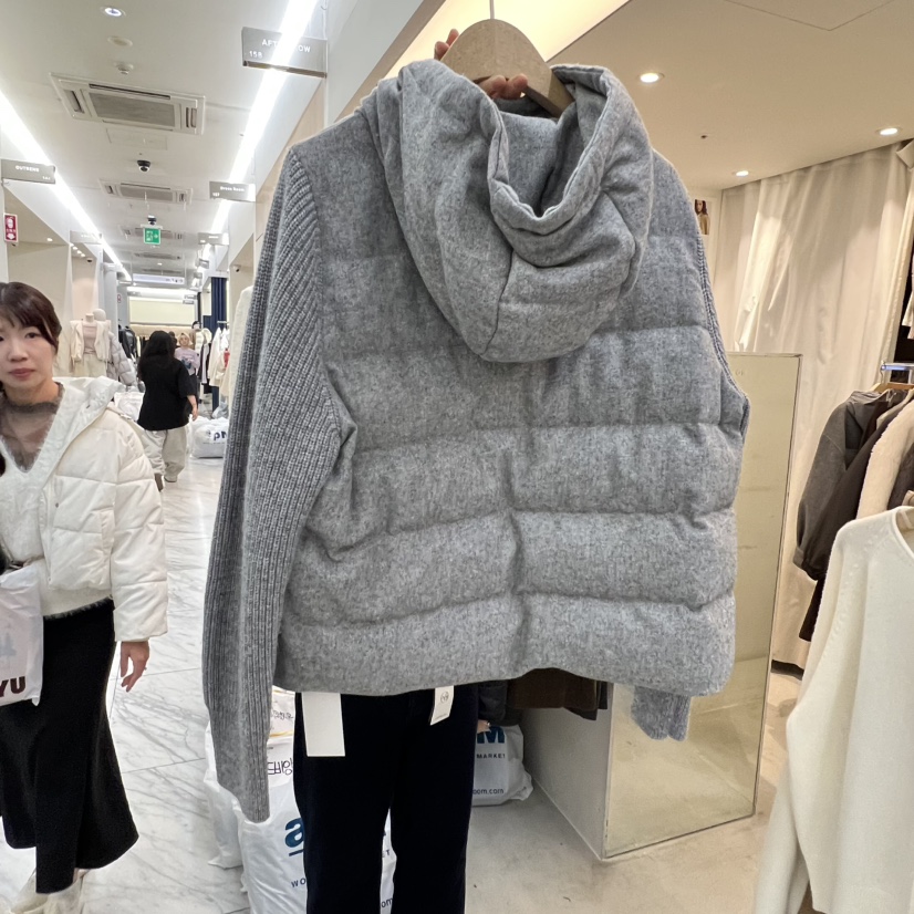 AFTERGLOW韓國代購㊣女裝新品熱賣推薦時尚短款羽絨服連帽衫絨AFTERGLOW短款羽絨服