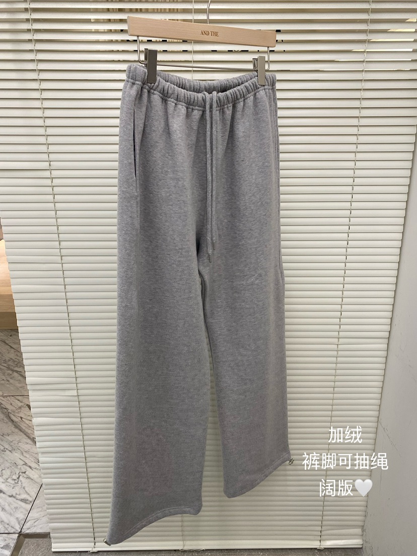 AND THE東大門㊣實拍女士新款休閑25秋冬人氣時尚休閑褲加絨AND THE休閑褲圖色1