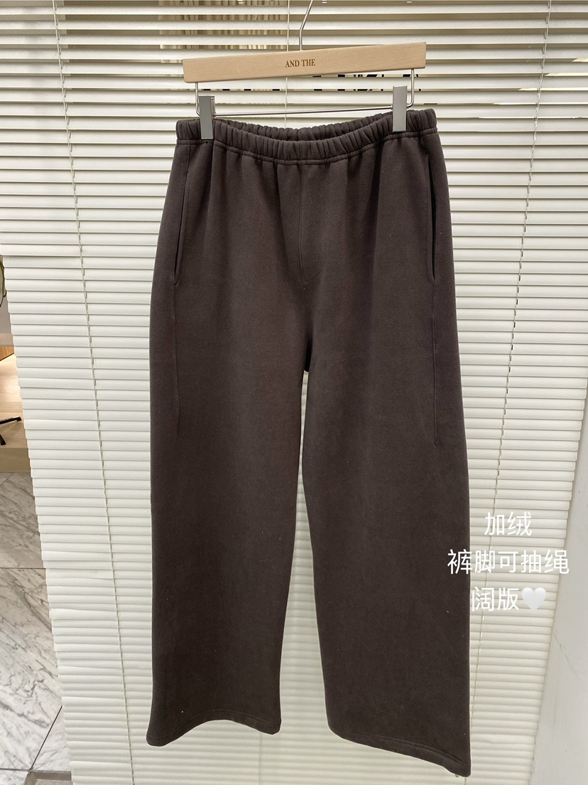 AND THE東大門㊣實拍女士新款休閑25秋冬人氣時尚休閑褲加絨AND THE休閑褲圖色2