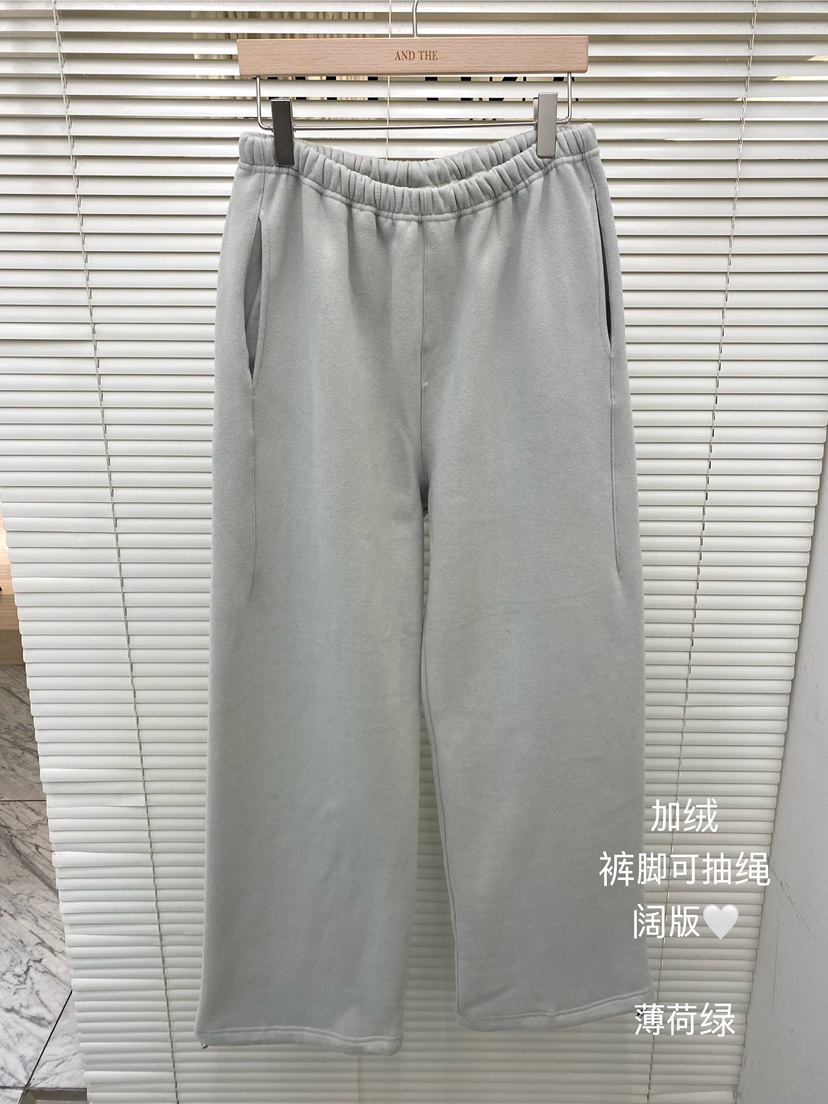 AND THE東大門㊣實拍女士新款休閑25秋冬人氣時尚休閑褲加絨AND THE休閑褲圖色3