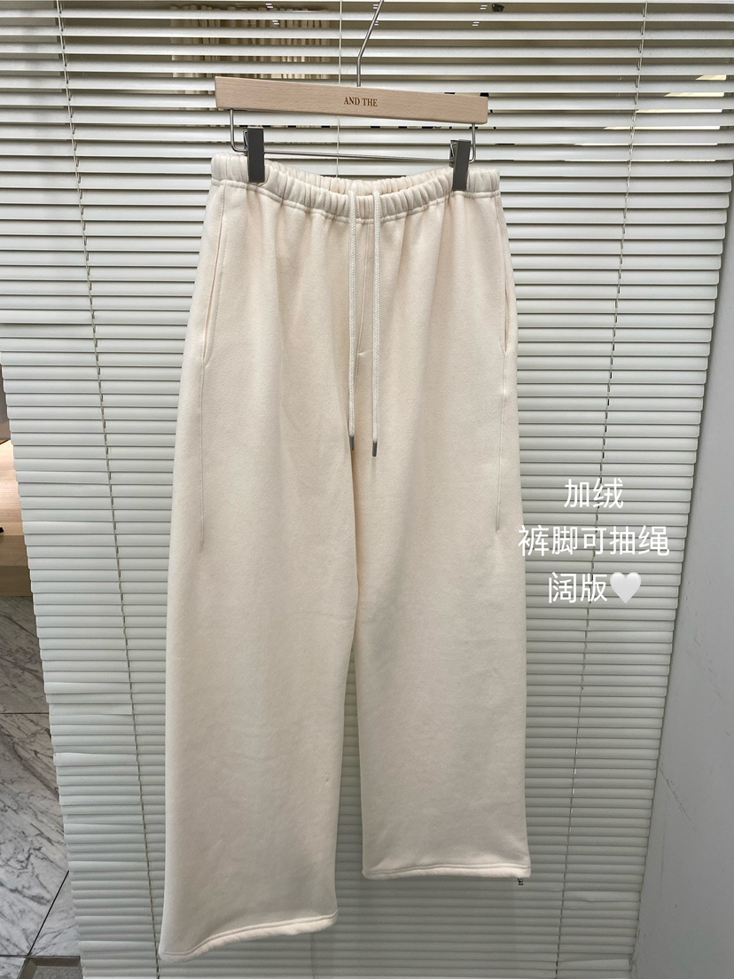 AND THE東大門㊣實拍女士新款休閑25秋冬人氣時尚休閑褲加絨AND THE休閑褲圖色4