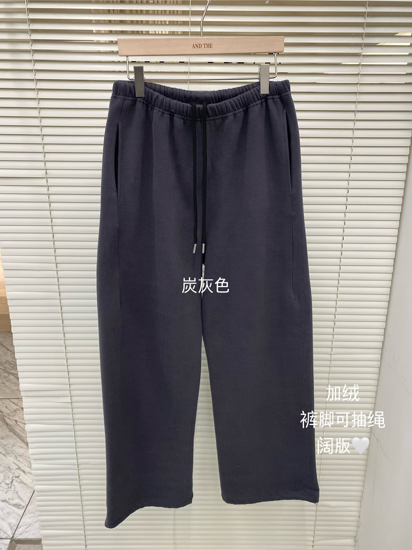 AND THE東大門㊣實拍女士新款休閑25秋冬人氣時尚休閑褲加絨AND THE休閑褲圖色5
