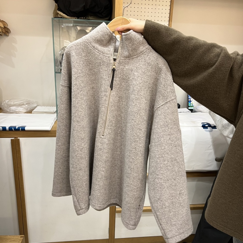 ARCHITEKT韓國直郵㊣女裝新款休閑時尚人氣熱賣25秋冬針織衫拉鏈ARCHITEKT針織衫圖色2