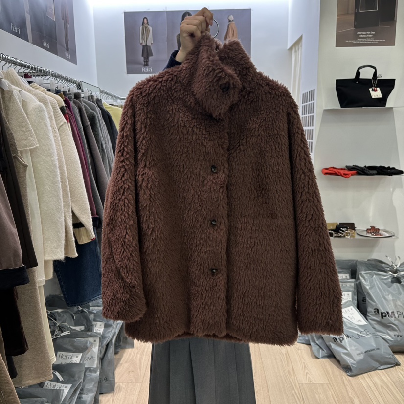 REIRAI東大門㊣實拍女士新款職業推薦休閑人氣熱賣夾克毛皮Reirai夾克圖色1