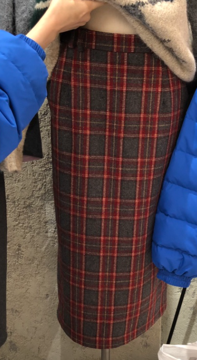 SOLD OUT韓國代購㊣女裝新款推薦時尚熱賣25秋冬半身裙中短裙SOLD OUT半身裙/中短裙圖色3