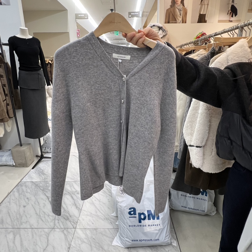 AFTERGLOW東大門㊣實拍女士新款時尚休閑熱賣推薦針織衫開衫AFTERGLOW針織衫圖色1