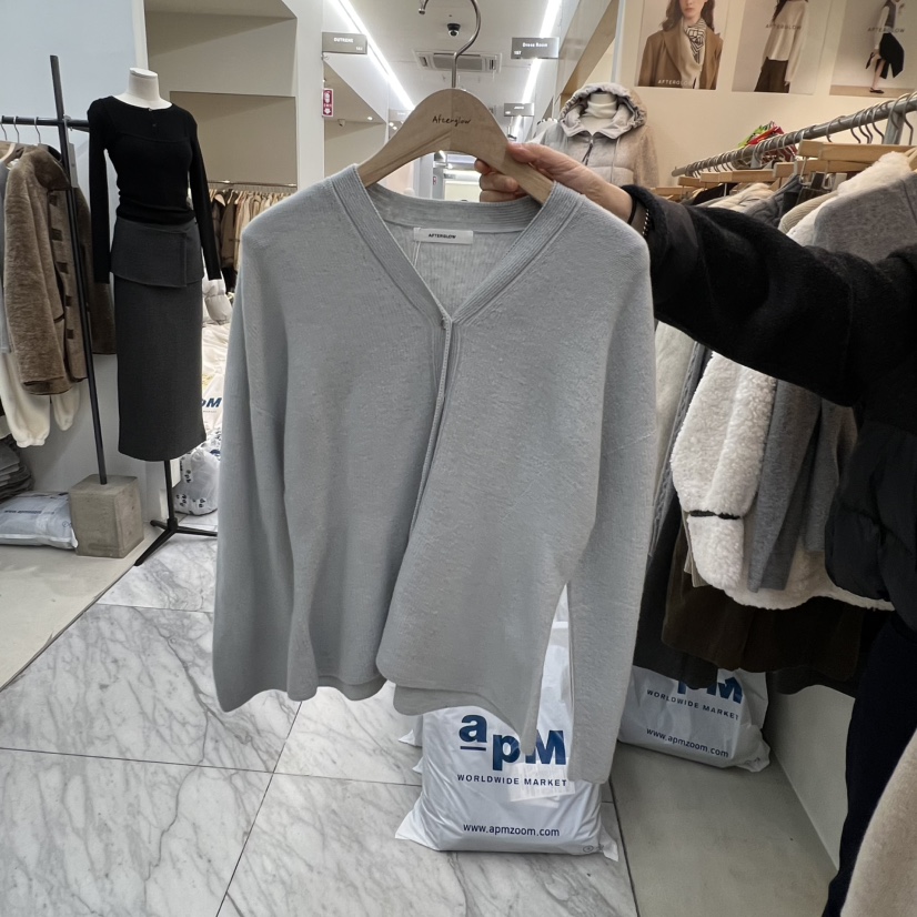 AFTERGLOW東大門㊣實拍女士新款時尚休閑熱賣推薦針織衫開衫AFTERGLOW針織衫圖色2