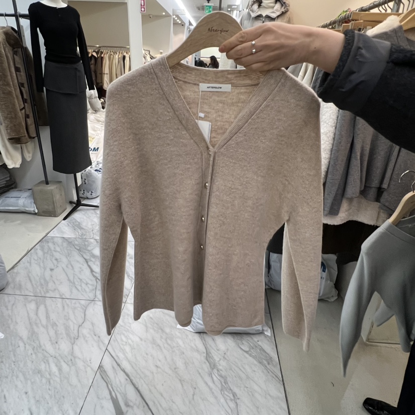 AFTERGLOW東大門㊣實拍女士新款時尚休閑熱賣推薦針織衫開衫AFTERGLOW針織衫圖色3
