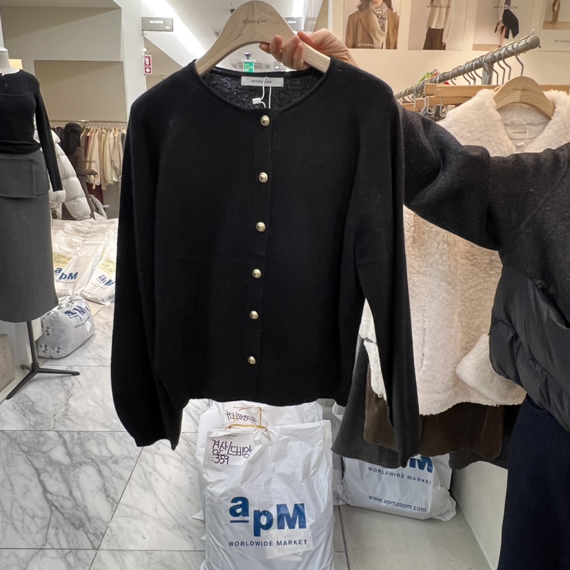 AFTERGLOW東大門㊣代購女裝新款休閑職業推薦熱賣針織衫開衫AFTERGLOW針織衫圖色2