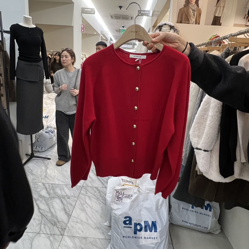 AFTERGLOW東大門㊣代購女裝新款休閑職業推薦熱賣針織衫開衫AFTERGLOW針織衫圖色4