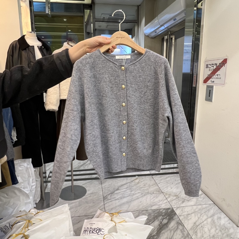 AFTERGLOW東大門㊣代購女裝新款休閑職業推薦熱賣針織衫開衫AFTERGLOW針織衫圖色5