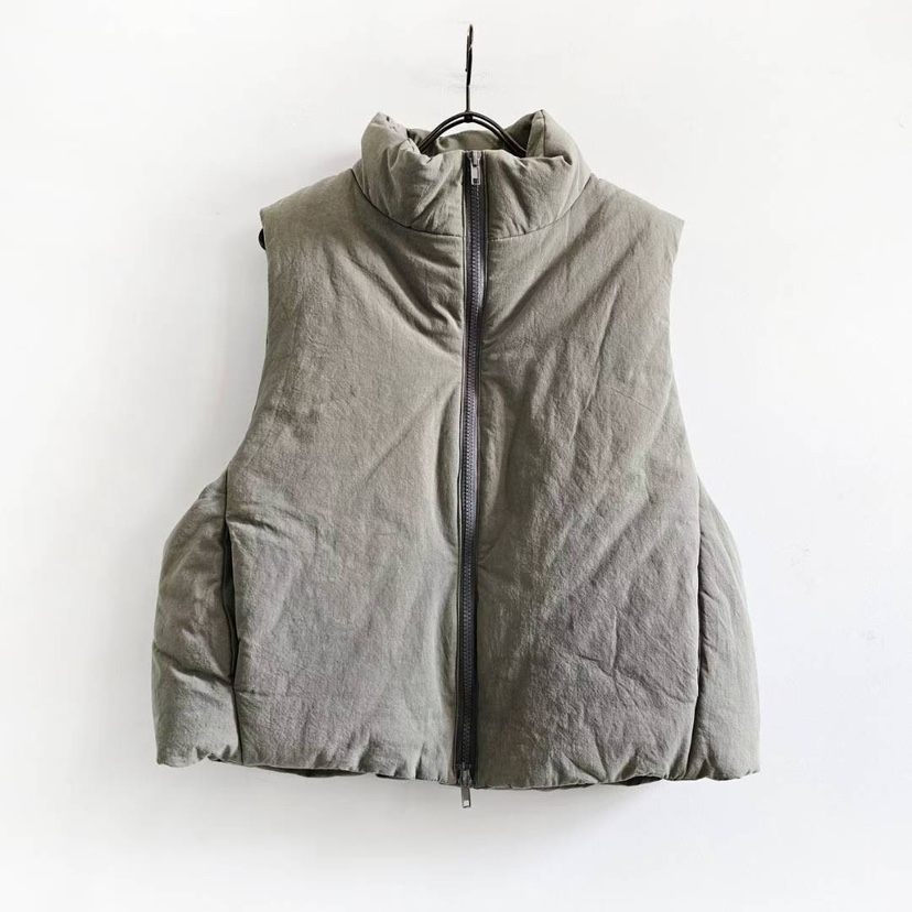 PUCO東大門㊣實拍女士新品職業休閑熱賣人氣時尚馬甲拉鏈夾棉PUCO馬甲圖色2