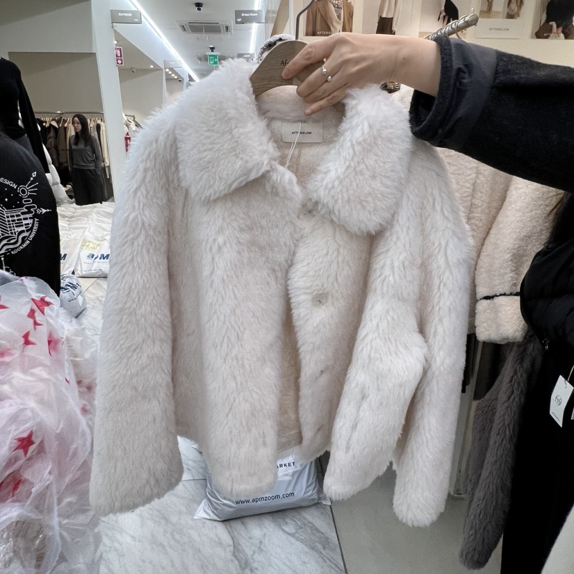 AFTERGLOW東大門㊣實拍女士新品熱賣推薦休閑職業人氣短款大衣AFTERGLOW短款大衣圖色2