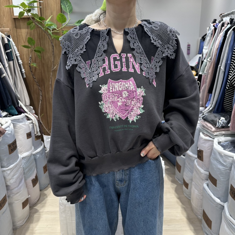 MARI CO韓國直郵㊣女裝新款時尚熱賣人氣休閑推薦職業衛衣MARI CO衛衣圖色2