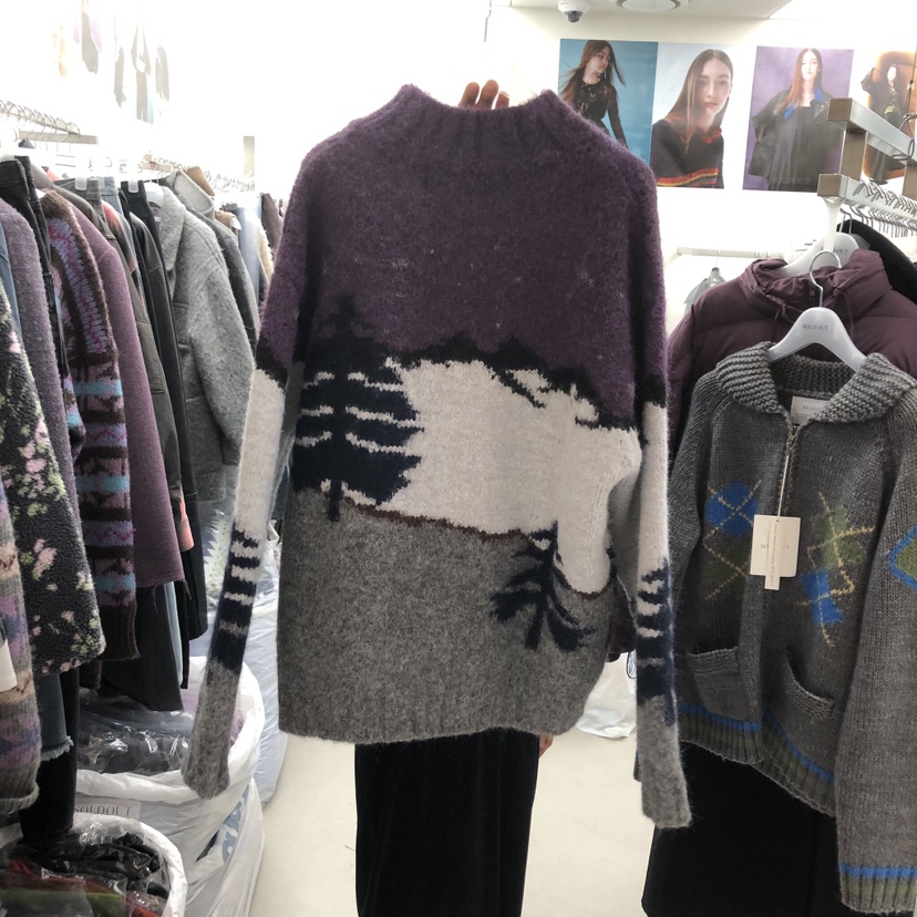 SOLD OUT韓國直郵㊣女士新款熱賣休閑人氣25秋冬毛衣手工羊毛SOLD OUT毛衣