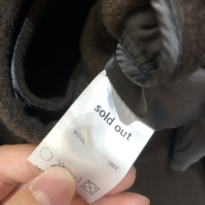 SOLD OUT東大門㊣直郵女裝新款人氣熱賣中長款大衣含圍巾手工SOLD OUT中長款大衣