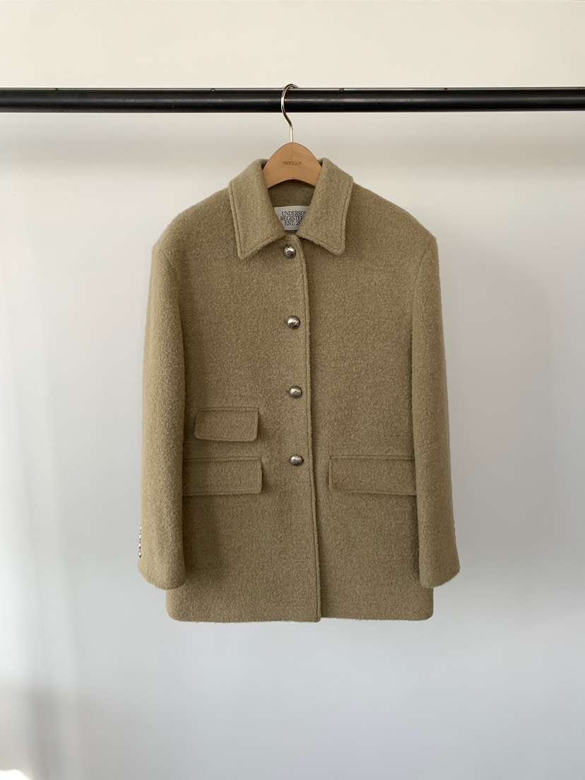 UNDERSON東大門㊣代購女士新品推薦時尚熱賣25秋冬人氣夾克UNDERSON夾克圖色1