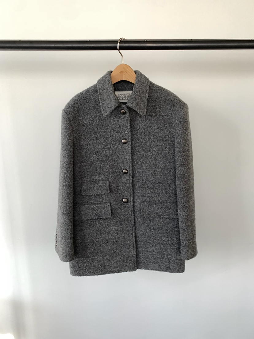 UNDERSON東大門㊣代購女士新品推薦時尚熱賣25秋冬人氣夾克UNDERSON夾克圖色2