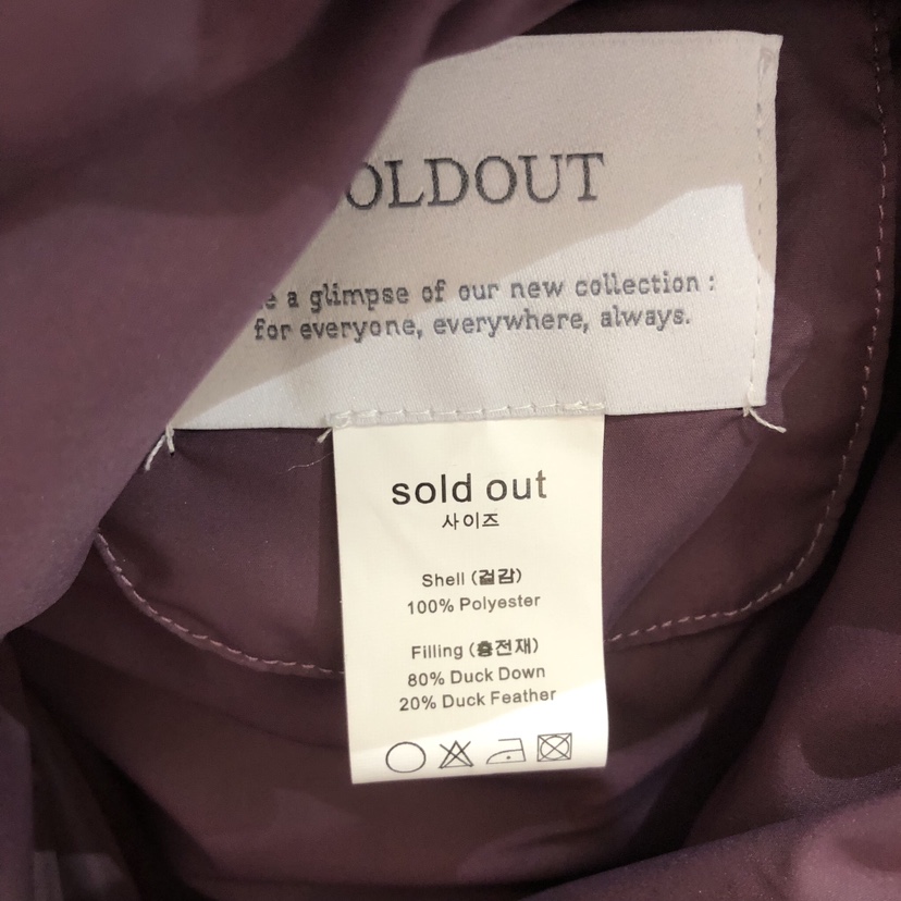 SOLD OUT東大門㊣直郵女士新品推薦職業人氣休閑短款羽絨服絨SOLD OUT短款羽絨服